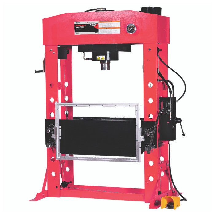 AFF 862ASD 150-Ton Super-Duty Air Hydraulic Shop Press