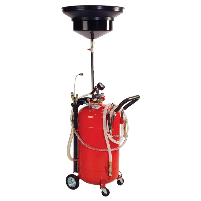 AFF 8895 24 Gallon Waste Oil Drain Evacuator with Evacuator and Dipstick Probe Kit