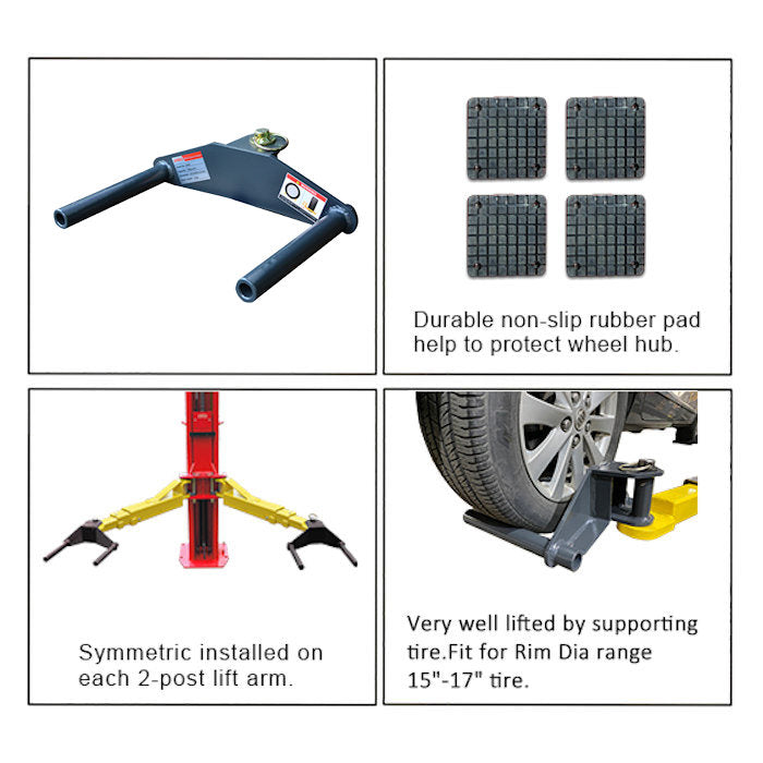 AMGO 20806 Wheel Support Adapter Features