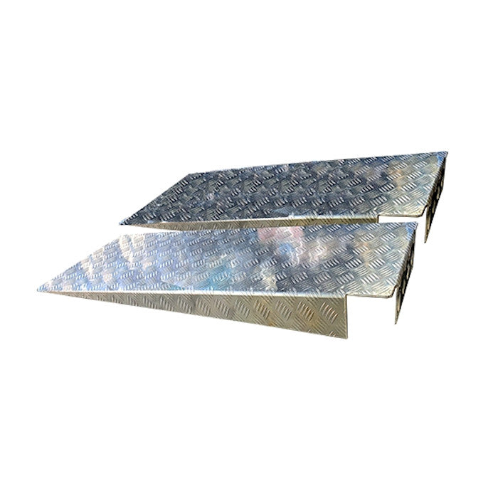 Optional extended aluminum alloy drive-in ramp. Kits #40815, each lift needs 2 units 