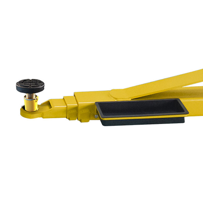 Toe guards and tool trays come as standard 