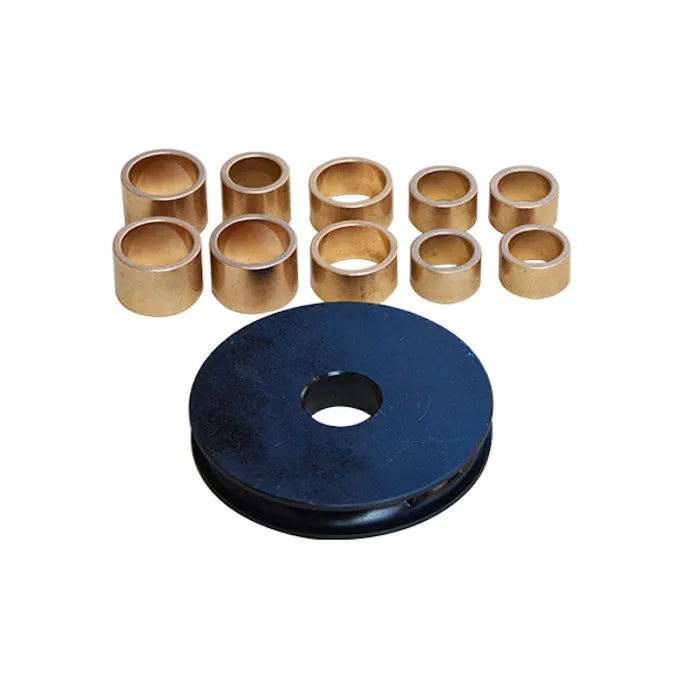 The pulley with Self-lubricating bronze bush.