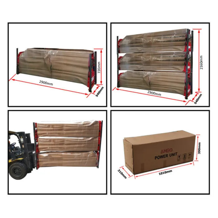 AMGO OH-12 OH-12S Shipping Dimensions