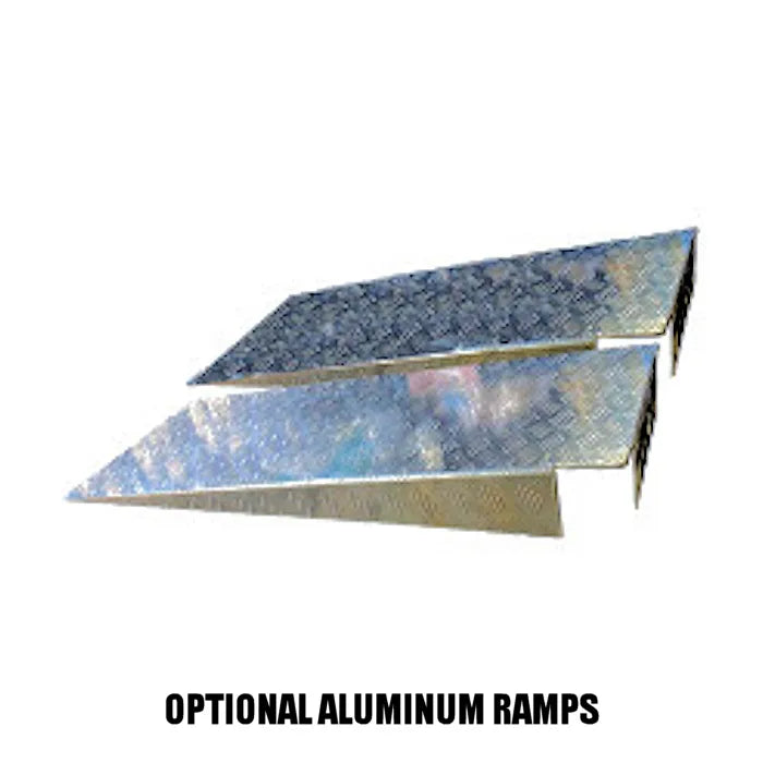 AMGO SPL-6 Single Post Parking Lift Optional Aluminum Ramps