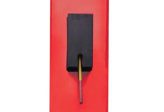 Single point safety release makes it easier for operators to unlock both column locks from one column.