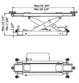 AMGO RJ-6H Dimensions