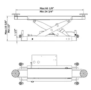 AMGO RJ-8A Dimensions