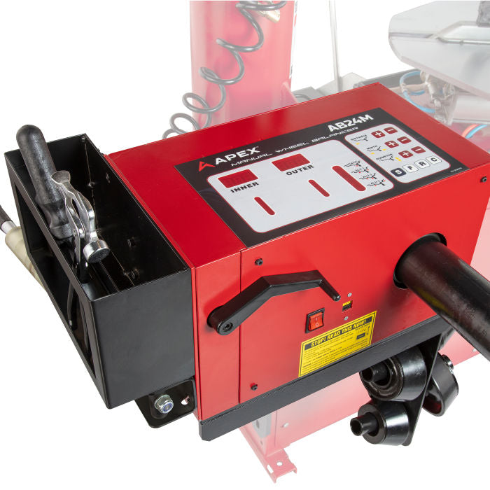 APEX AB24M Post-Mount Wheel Balancer 