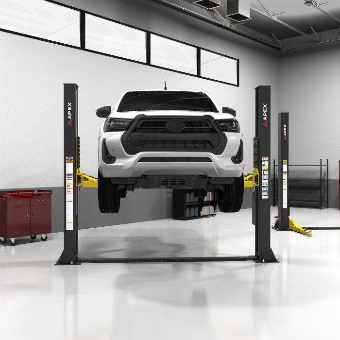 APEX AL9LC Floorplate Two Post Car Lift  