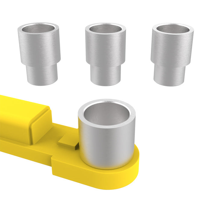 Stackable Adapters Included 