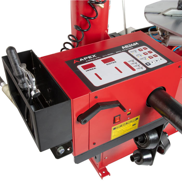 APEX AT26A Tire Changer + AB24M Wheel Balancer Combo 