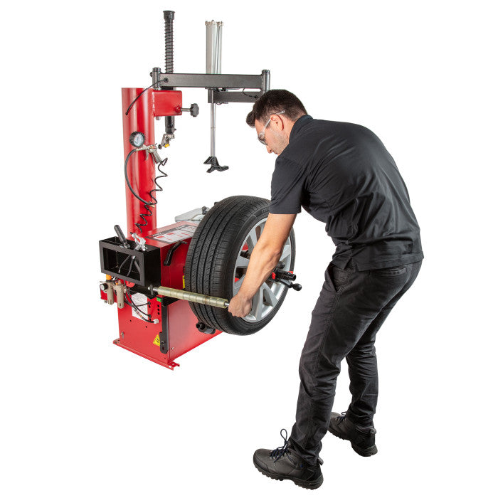 APEX AT26A Tire Changer + AB24M Wheel Balancer Combo In Use 
