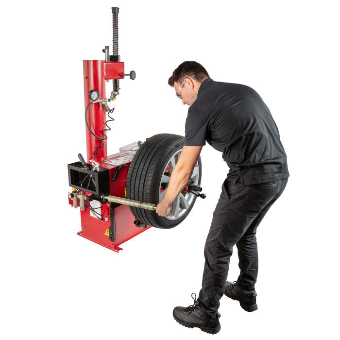 APEX AT26 Tire Changer + AB24M Wheel Balancer Combo In Use 