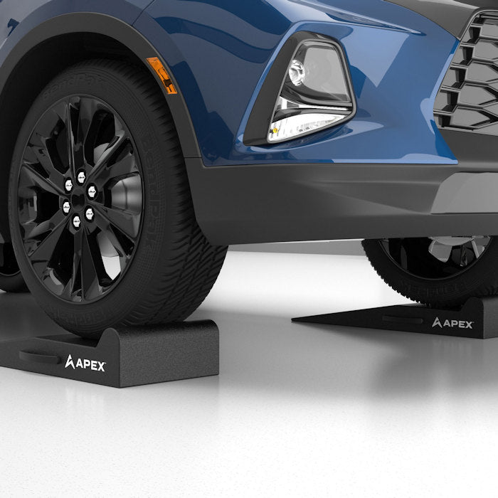 APEX 36" Lightweight Foam Garage Ramp Kit In Use 