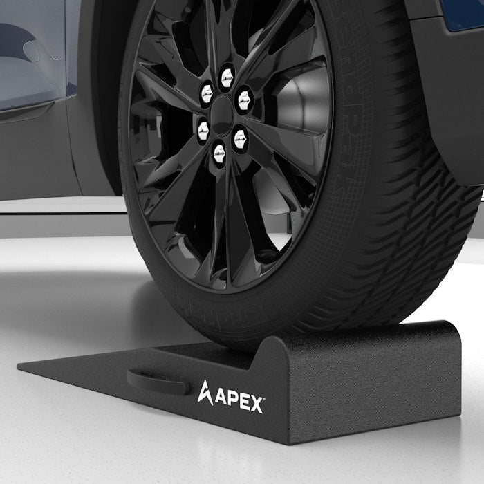 APEX 36" Lightweight Foam Garage Ramp Kit In Use 