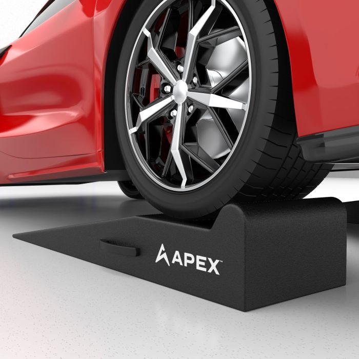 APEX 48" Lightweight Foam Garage Ramp Kit In Use 