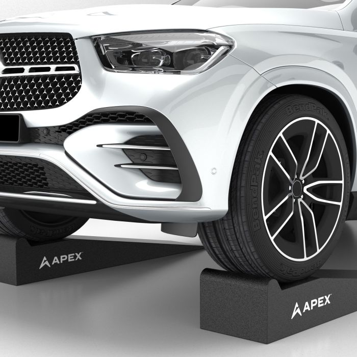APEX 60" Lightweight Foam Garage Ramp Kit In Use 