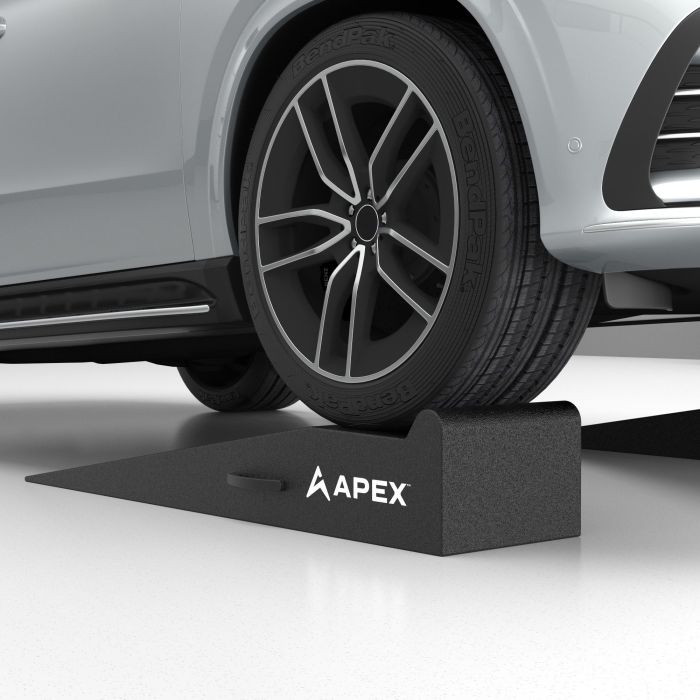APEX 60" Lightweight Foam Garage Ramp Kit In Use 