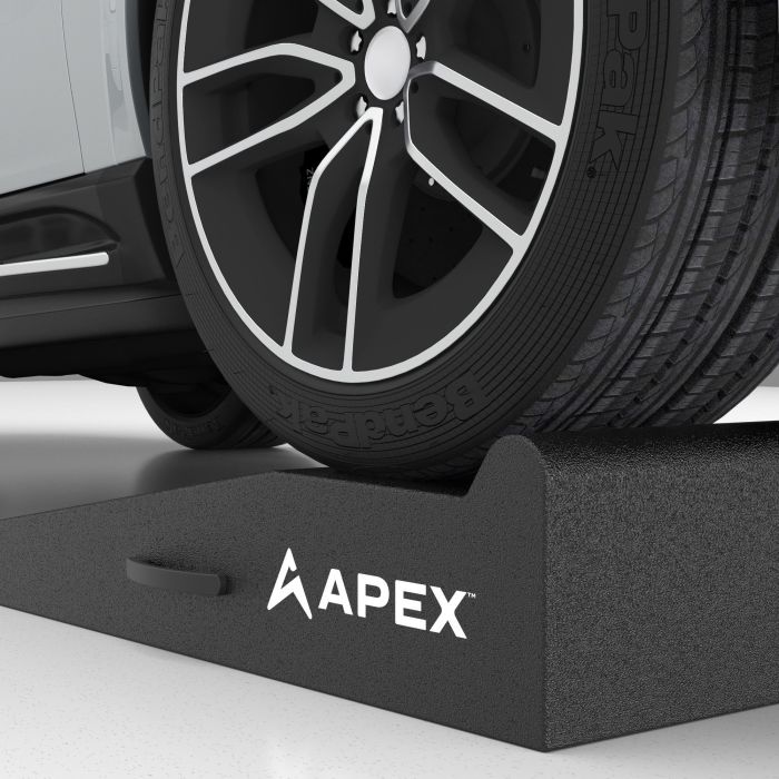 APEX 60" Lightweight Foam Garage Ramp Kit In Use 