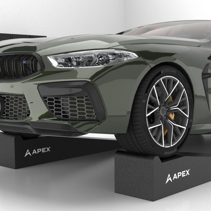 APEX 72" Lightweight Foam Garage Ramp Kit In Use 