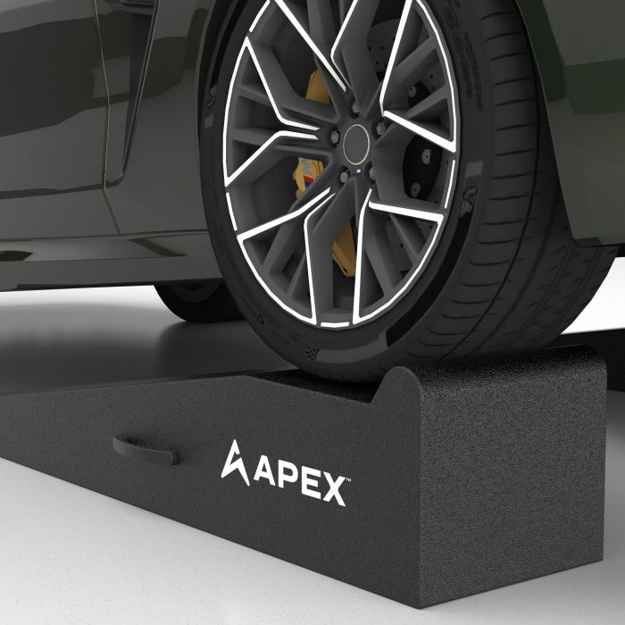 APEX 72" Lightweight Foam Garage Ramp Kit In Use 