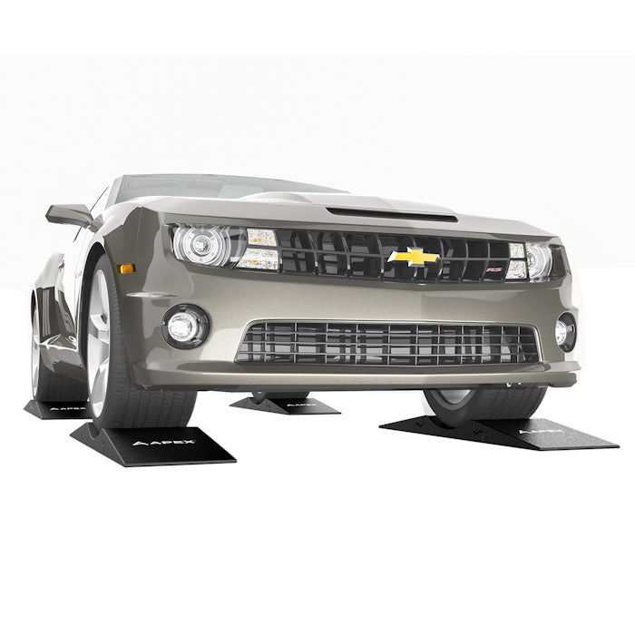 APEX 24" Lightweight Foam Tire-Saver Ramp Kit In Use 