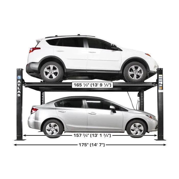 Atlas Apex 8 ALI Certified Four Post Lift Specifications