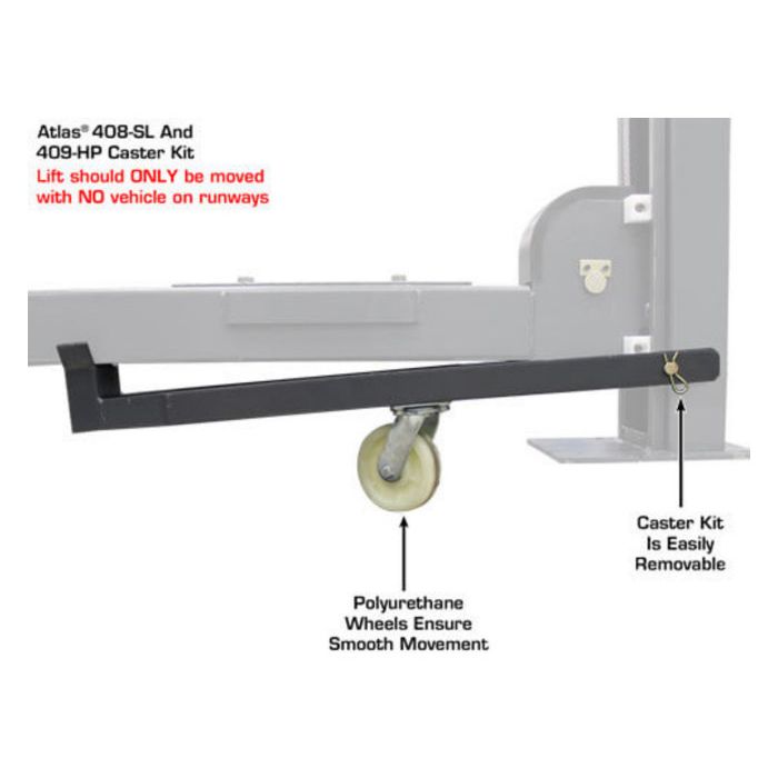 Atlas ATEATTDP-Z74A100300 Caster Kit for 408SL & 409HP