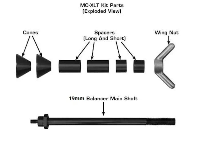 Atlas Large Motorcycle Adapter Kit Included Accessories