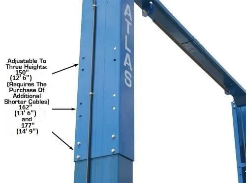 Atlas PV15PX Two Post Lift