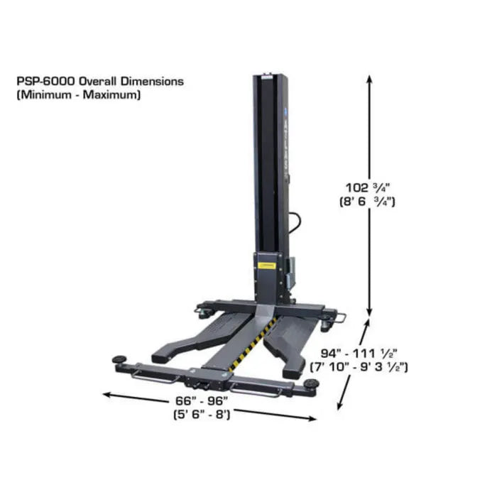 Atlas PSP-6000 Overall Dimensions