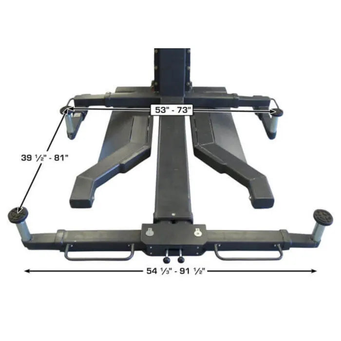 Atlas PSP-6000 Arm Width and Pad to Pad Dimensions
