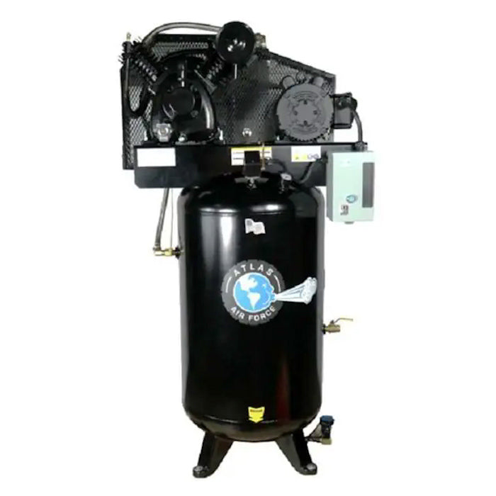 Atlas AF8P Two Stage 5HP 80 Gallon Air Compressor Plus Pkg