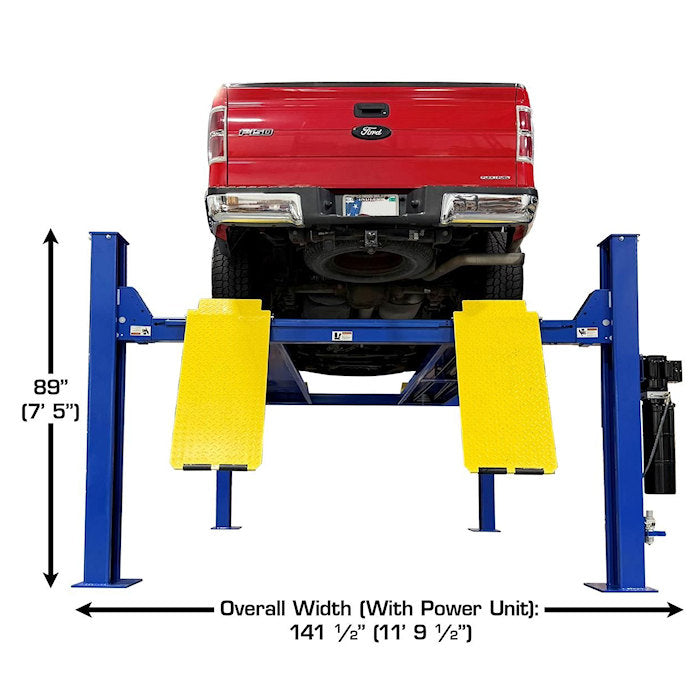 Atlas PRO12K Four Post Lift 12,000 lbs. Capacity
