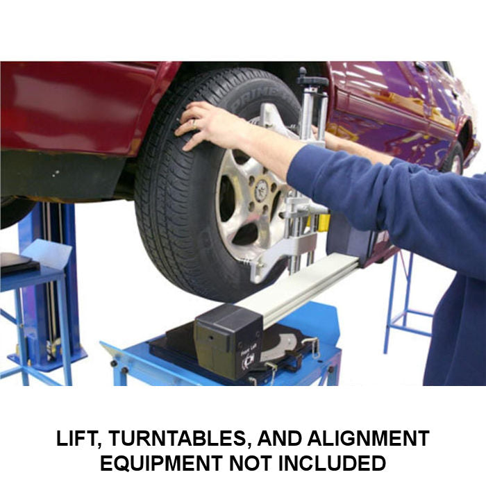 Lift, Turntables, and Alignment Equipment Not Included 