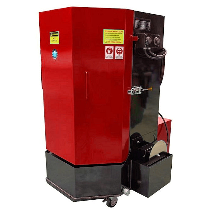 Atlas STW-500 Spray Wash Cabinet 1,000 lbs. Turntable Capacity 50 Gallon Capacity