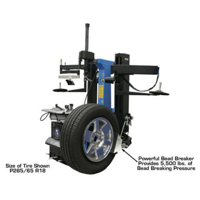 Atlas TC755DAA Tilt-Back Wheel Clamp Tire Changer with Dual Assist Arms