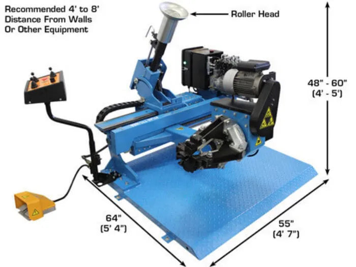 Atlas TTC305A Automatic Heavy-Duty Truck Tire Changer