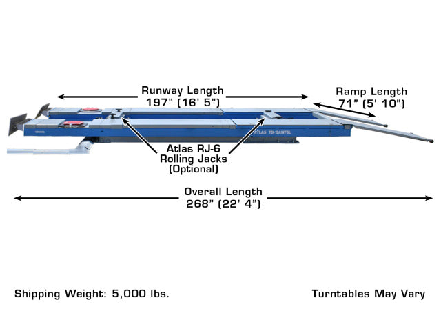 Atlas 12ASL Side View Dimensions