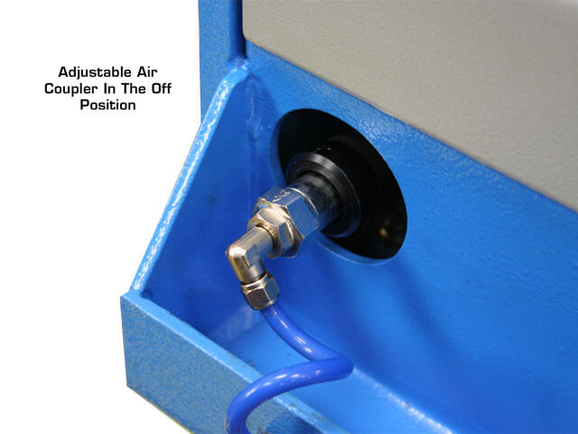 Atlas 12ASL Air Coupler in the Off Position