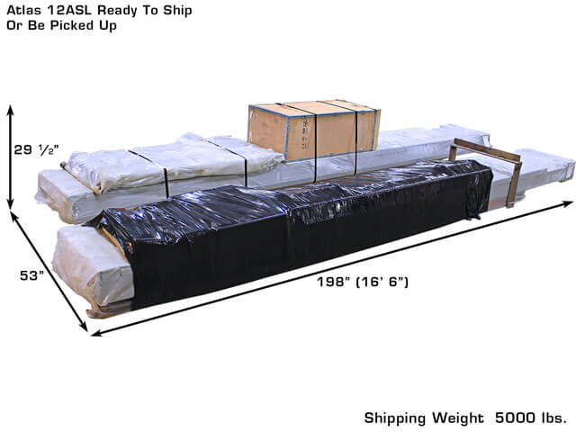 Atlas 12ASL Shipping Dimensions