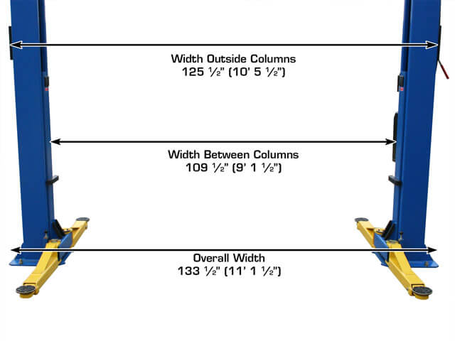 Atlas 9OHSC-SS Width Outside Columns