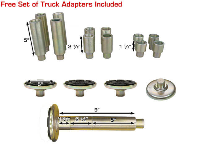 Atlas 9OHSC-SS Free 12 Piece Truck Adapters Included