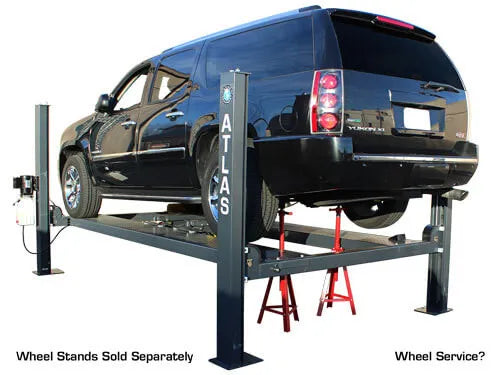 Atlas 408SL Premium Portable Four Post Lift 8,000 lbs. Capacity