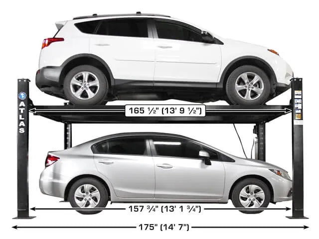 Atlas 408SL Premium Portable Four Post Lift