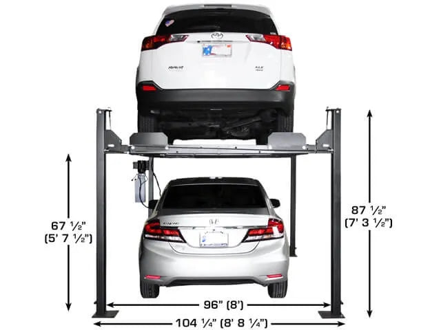 Atlas 408SL Premium Portable Four Post Lift