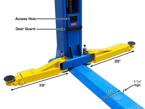 Atlas BP10000 Baseplate Two Post Vehicle Lift