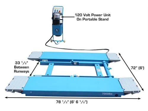 Atlas Kwik Bay Portable Mid-Rise Scissor Lift
