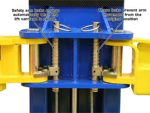 Atlas Platinum PVL9BP ALI Certified Baseplate Two Post Lift