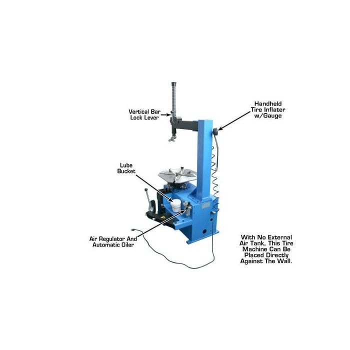 Atlas TC221 Electric|Pneumatic Wheel Clamp Tire Changer